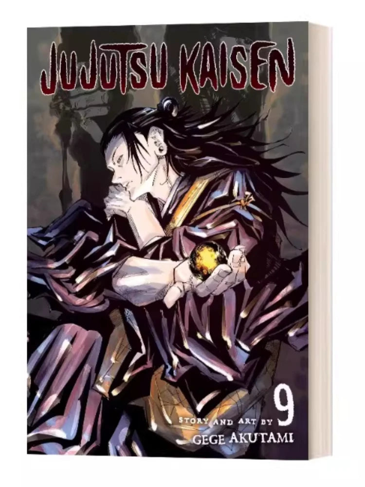 Livre Jujutsu Kaisen Volumes 9-11 Anglais : couverture souple du tome 9, illustration de personnage