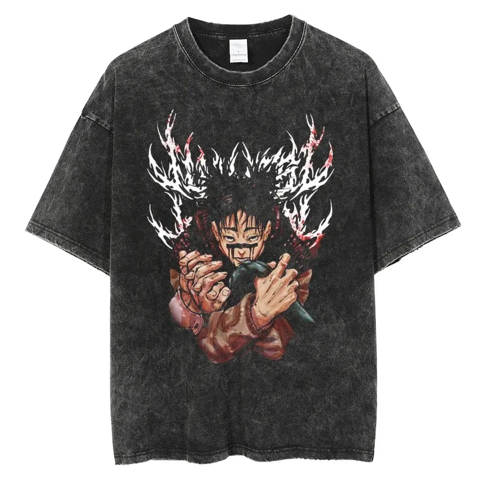 T-shirt Jujutsu Kaisen Choso Mains Croisées Éclats