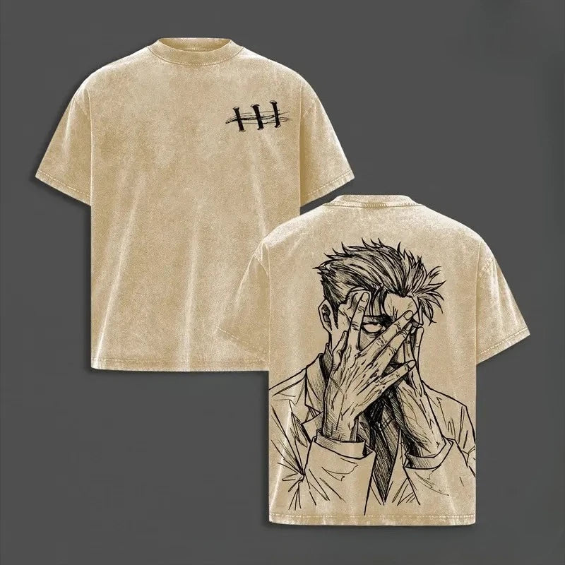 Camiseta Jujutsu Kaisen Hiromi Higuruma Mano en la Cara