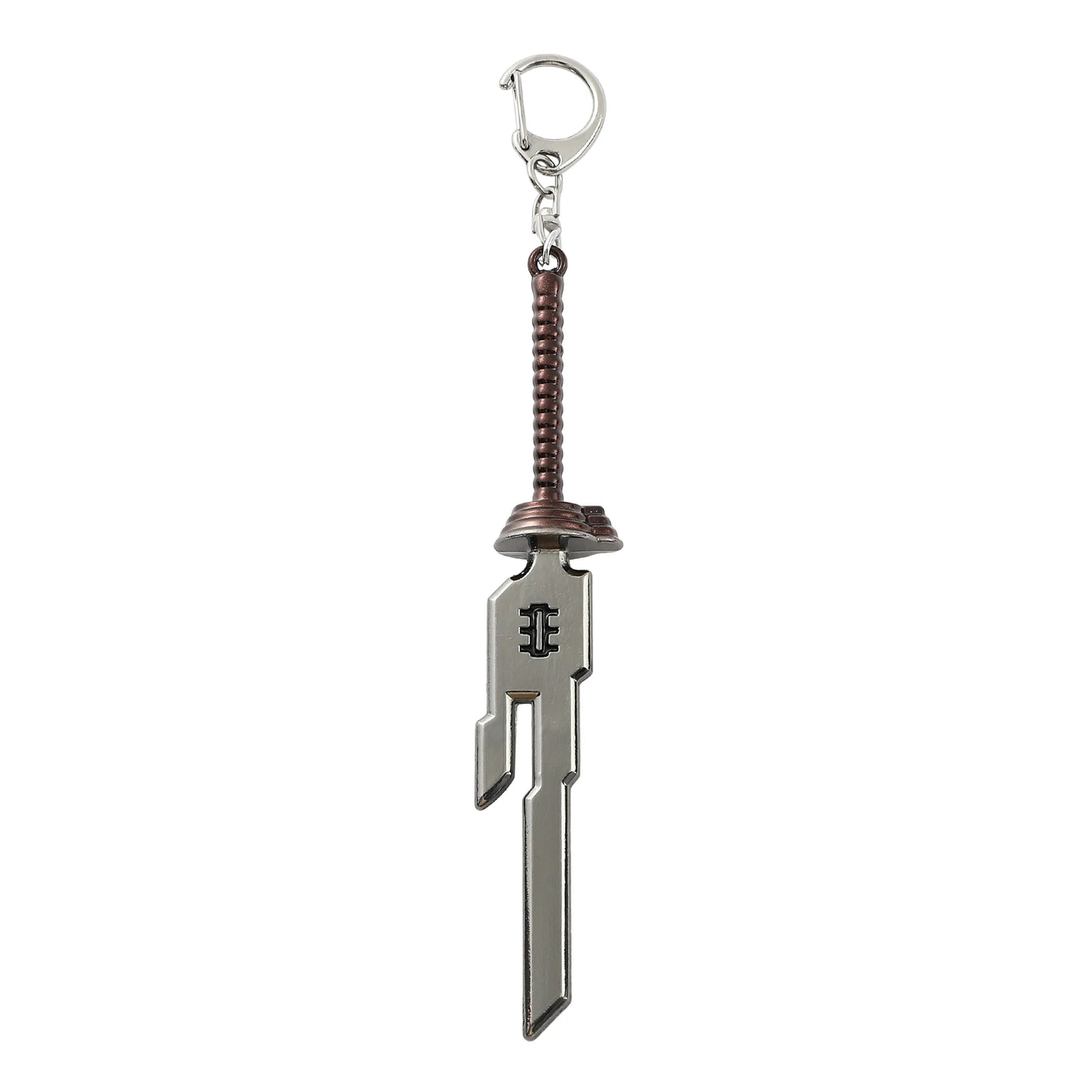 Porte-clés Jujutsu Kaisen en forme de dague maudite Toji, couleur foncée.