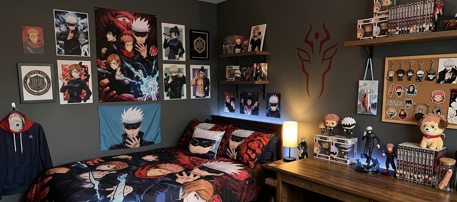 Decorar su habitación Jujutsu Kaisen la guía de decoración para fans