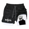 Pantalón Corto Jujutsu Kaisen Gojo Busto Gafas Negras