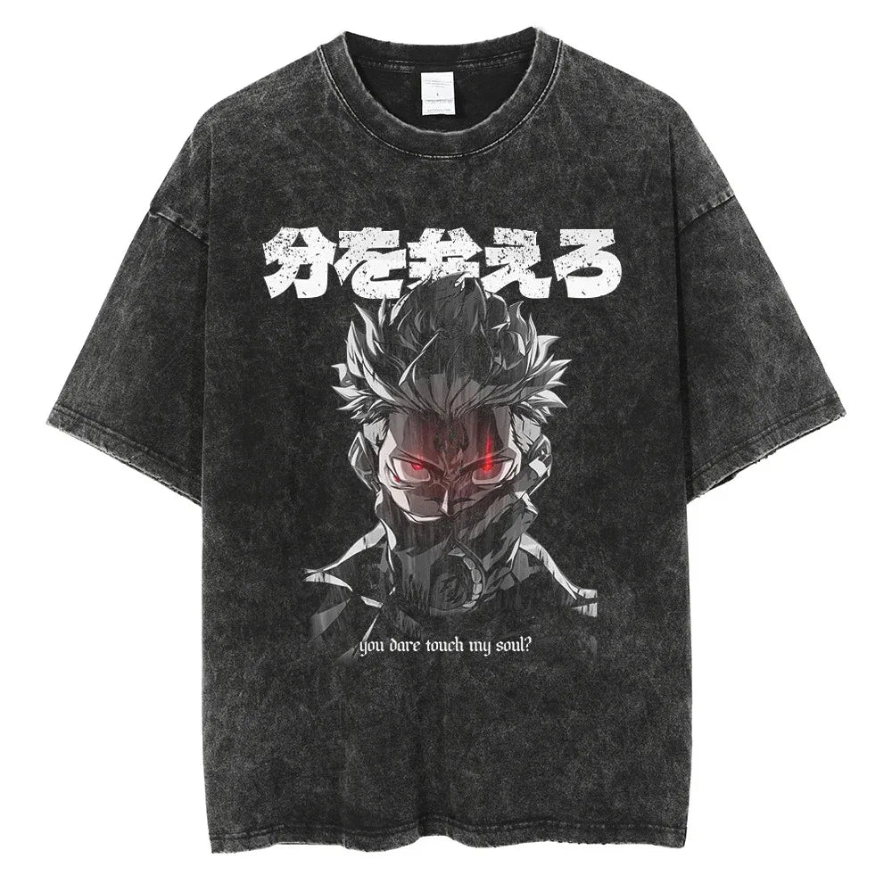 T-shirt Jujutsu Kaisen Sukuna Regard Écarlate Masque