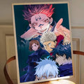 Póster Jujutsu Kaisen Demonio/Kyoto Reunión