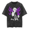Camiseta Jujutsu Kaisen Gojo Rayos Violetas
