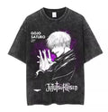 Camiseta Jujutsu Kaisen Gojo Mano Extendida Violeta