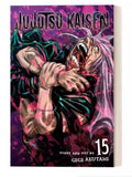 Libro Jujutsu Kaisen Volúmenes 15-17 Inglés
