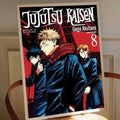 Póster Jujutsu Kaisen Yuji Megumi Nobara Tomo 8 Manga