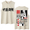 Camiseta sin mangas Jujutsu Kaisen Sukuna King of Curses Rejilla