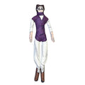 Peluche Jujutsu Kaisen Choso Kimono Morado 28cm