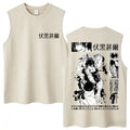 Camiseta sin mangas Jujutsu Kaisen Toji Kanji Rojo Discreto