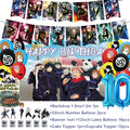 Kit de cumpleaños Jujutsu Kaisen 10 años globos decoración