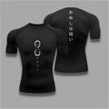 Camiseta de compresión Jujutsu Kaisen Símbolo infinito Negro