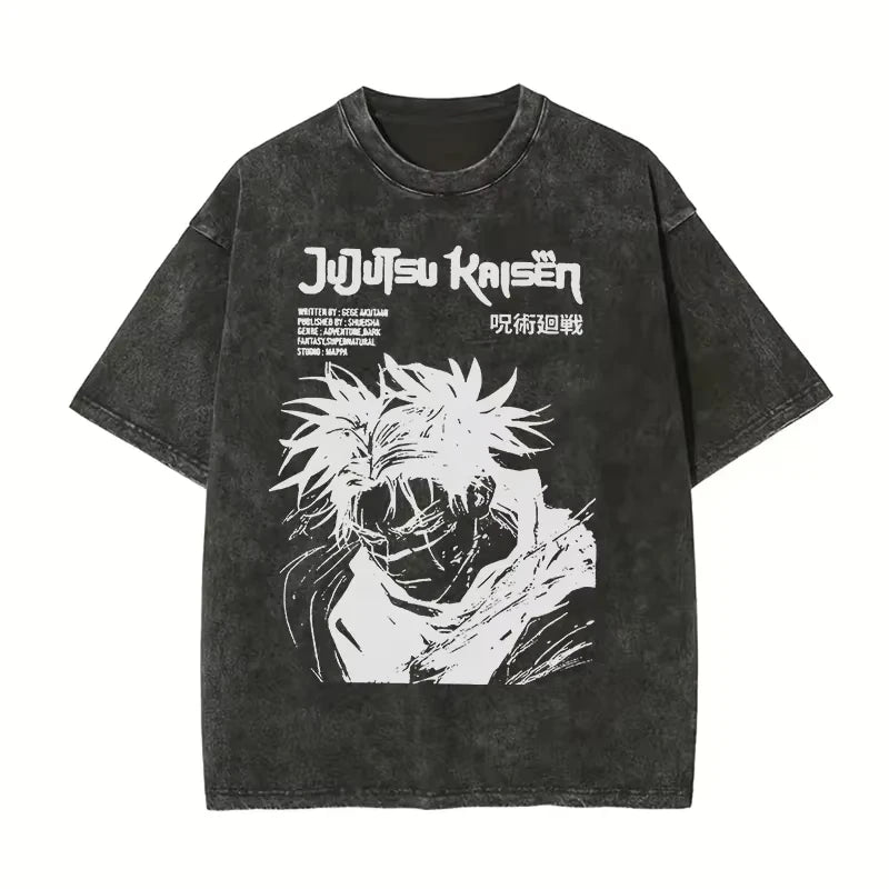 T-shirt Jujutsu Kaisen Choso Affiche Délavé