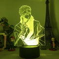 Lámpara LED Jujutsu Kaisen Gojo Gafas Redondas Signo