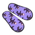 Zapatillas de Casa Jujutsu Kaisen Gojo Chibi Estampado Morado