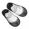 Zapatillas de Casa Jujutsu Kaisen Gojo Trazo Blanco Kanji