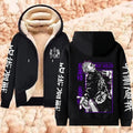 Chaqueta Polar Jujutsu Kaisen Gojo Póster Malva Nombre Doble