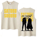 Camiseta sin mangas Jujutsu Kaisen Gojo Geto Dúo Amarillo