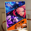 Póster Jujutsu Kaisen Personajes Cuadrantes Épico