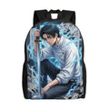 Mochila Jujutsu Kaisen Yuta Katana Aura Azul