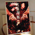 Póster Jujutsu Kaisen Recipiente de Sukuna Rey de las Maldiciones Dedos Rojo