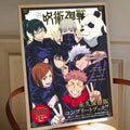 Póster Jujutsu Kaisen Personajes Escuela Panda