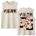 Camiseta sin mangas Jujutsu Kaisen Sukuna Katakana Ladrillos