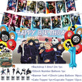 Kit de cumpleaños Jujutsu Kaisen 1 año globos decoración
