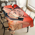 Mantel Jujutsu Kaisen Sukuna Ryomen Rey Demonio Naranja