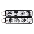 Llavero Jujutsu Kaisen Grupo Manga Blanco y Negro