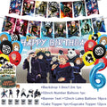 Kit de cumpleaños Jujutsu Kaisen 6 Años Globos Decoración