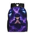Mochila Jujutsu Kaisen Megumi Aura Violeta Sombras