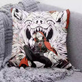 Cojín Jujutsu Kaisen Lobo Blanco Capucha Roja
