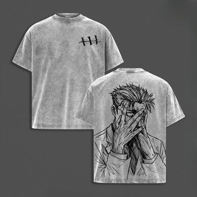 Camiseta Jujutsu Kaisen Hiromi Higuruma Mano en la Cara