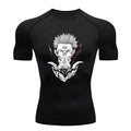 Camiseta de compresión Jujutsu Kaisen Sukuna Demonio