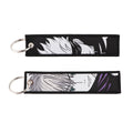 Llavero Jujutsu Kaisen Gojo Blanco y Negro