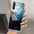 Funda Samsung Jujutsu Kaisen Gojo Rosa Azul
