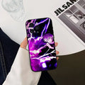 Funda iPhone Jujutsu Kaisen Gojo Satoru Rayos Violetas