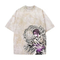 T-shirt Jujutsu Kaisen Yuta Beige Délavé