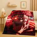 Manta Jujutsu Kaisen Sukuna Rey de las Maldiciones Aura Roja