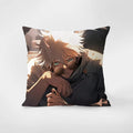 Cojín Jujutsu Kaisen Gojo Retrato Oscuro Dorado