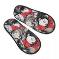 Zapatillas de Casa Jujutsu Kaisen Collage Rojo y Blanco